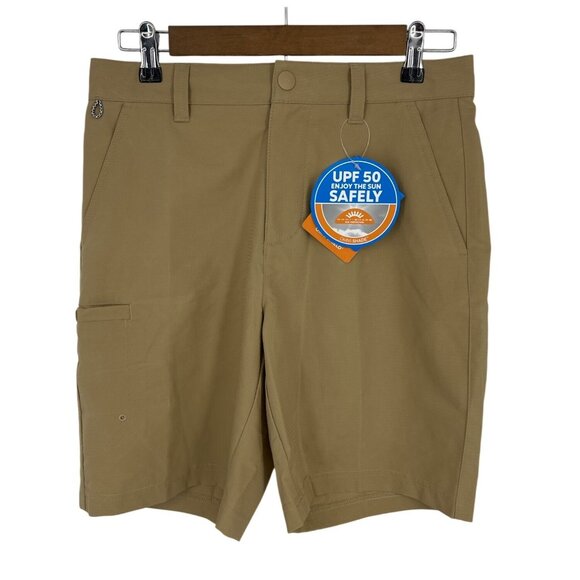 Columbia PFG Tamiami Khaki Omni-Shade & Omni-Shield Men's Shorts Size 28 - Picture 1 of 14